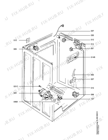 Взрыв-схема стиральной машины Aeg Electrolux LAVPRINCESS - Схема узла Electrical equipment 268